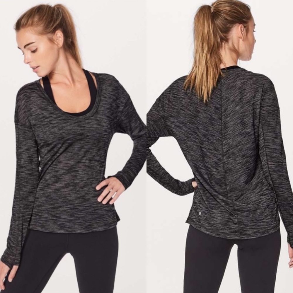 Lululemon Meant to Move Long Sleeve Tee Sz 8